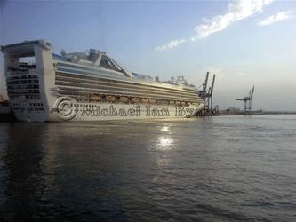 Grand Princess at Cadiz